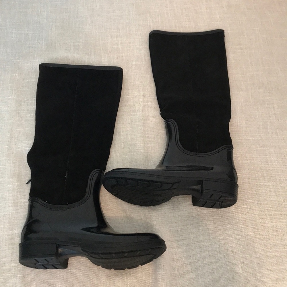 Nine West Rubber Riding Boots